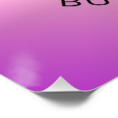 Logo uploaden | Kleurrijke veranderende gradiëntkl Perfect Poster (Hoek)