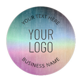 Logo uploaden | Kleurrijke veranderende gradiëntkl Snijplank