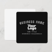 Logo uploaden | Zwart-wit (bewerkbaar) (Voorkant / Achterkant)