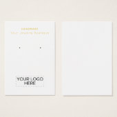 Logo uw handgemaakte Boutique-draagkaarten Visitekaartje (Voorkant /achterkant)