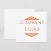 Logo van aangepast bedrijf (Voorkant / Achterkant)