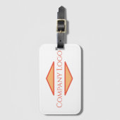 Logo van aangepast bedrijf bagagelabel (Voorkant (verticaal))