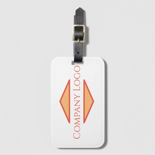 Logo van aangepast bedrijf bagagelabel (Voorkant (verticaal))