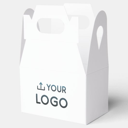 Logo van aangepast bedrijf bedankdoosjes (Geopend)