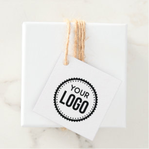 Logo van aangepast bedrijf bedankjes labels
