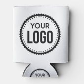 Logo van aangepast bedrijf blikjeskoeler (Voorkant)