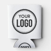 Logo van aangepast bedrijf blikjeskoeler (Achterkant)