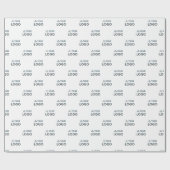 Logo van aangepast bedrijf cadeaupapier (Vlak)