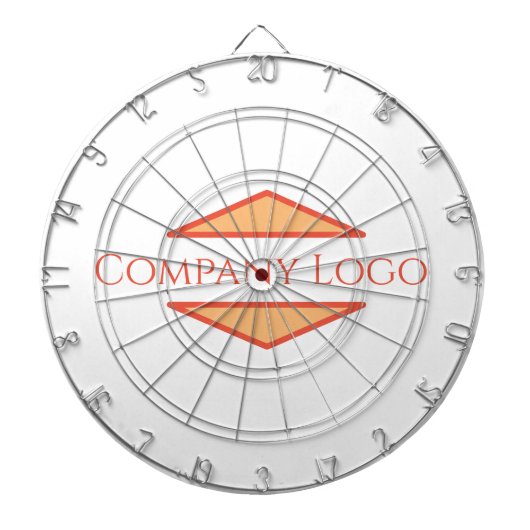 Logo van aangepast bedrijf dartbord (Voorkant)