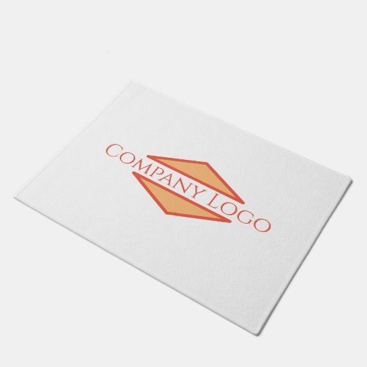 Logo van aangepast bedrijf deurmat (Schuin)