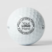 Logo van aangepast bedrijf golfballen (Voorkant)