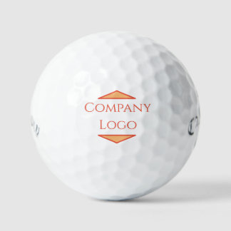 Logo van aangepast bedrijf golfballen