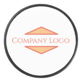 Logo van aangepast bedrijf hockey puck (Voorkant)