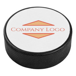 Logo van aangepast bedrijf hockey puck
