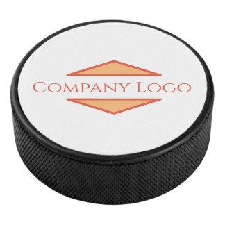 Logo van aangepast bedrijf hockey puck