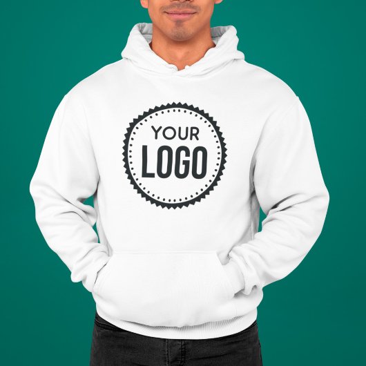 Logo van aangepast bedrijf hoodie