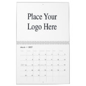Logo van aangepast bedrijf kalender (Mar 2027)