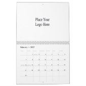 Logo van aangepast bedrijf kalender (Feb 2027)