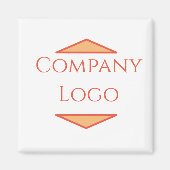 Logo van aangepast bedrijf magneet (Voorkant)