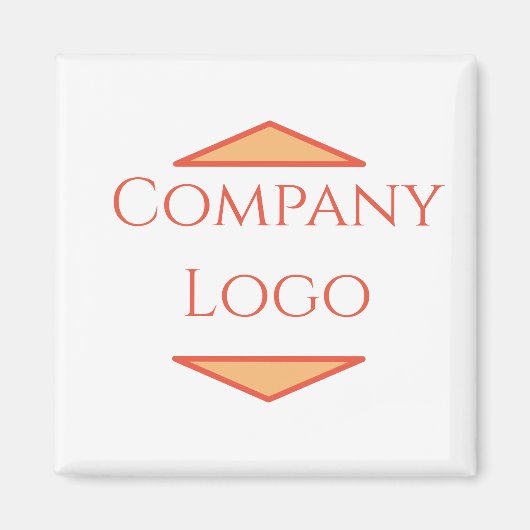 Logo van aangepast bedrijf magneet (Voorkant)