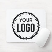 Logo van aangepast bedrijf muismat (Met muis)