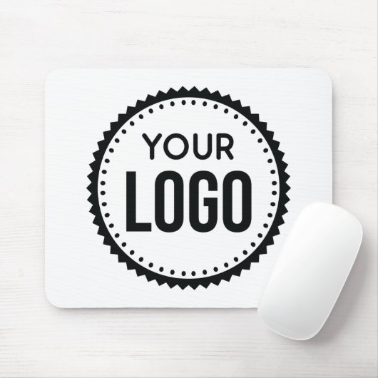 Logo van aangepast bedrijf muismat (Met muis)