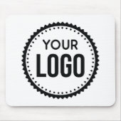 Logo van aangepast bedrijf muismat (Voorkant)