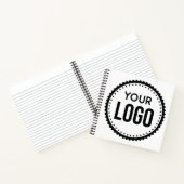 Logo van aangepast bedrijf notitieboek (Binnen)