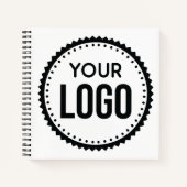 Logo van aangepast bedrijf notitieboek (Voorkant)