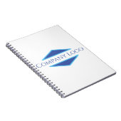 Logo van aangepast bedrijf notitieboek (Rechterzijde)