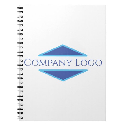 Logo van aangepast bedrijf notitieboek (Voorkant)