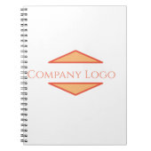 Logo van aangepast bedrijf notitieboek (Voorkant)