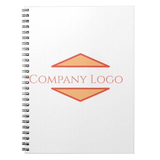 Logo van aangepast bedrijf notitieboek (Voorkant)