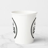 Logo van aangepast bedrijf papieren bekers (Rechts)