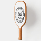 Logo van aangepast bedrijf pickleball paddle (Links)