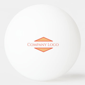 Logo van aangepast bedrijf pingpongbal
