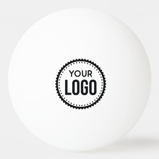 Logo van aangepast bedrijf pingpongbal (Achterkant)