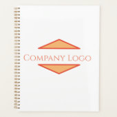 Logo van aangepast bedrijf planner (Voorkant)
