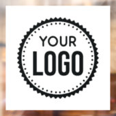 Logo van aangepast bedrijf raamsticker (Vel 2)