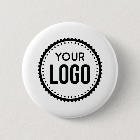 Logo van aangepast bedrijf ronde button 5,7 cm (Voorkant)