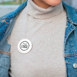 Logo van aangepast bedrijf ronde button 5,7 cm<br><div class="desc">Personaliseer een Button met deze eenvoudige en minimalistische sjabloon van de Logo,  en promoot uw Bedrijf of Zaken om lood te verhogen en meer verkoop te produceren. Voeg je Logo toe. Neem contact met me op als je hulp of overeenkomende objecten nodig hebt</div>