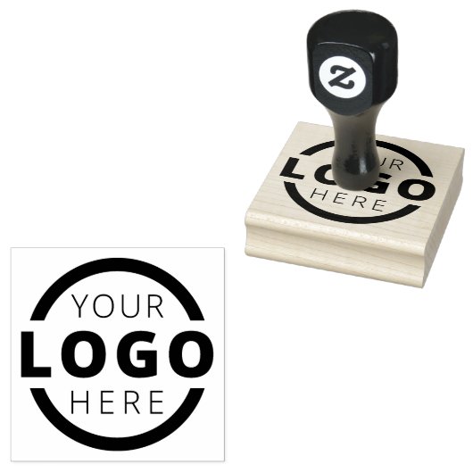 Logo van aangepast bedrijf rubberstempel (Gestempeld)