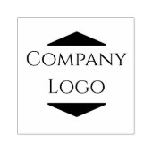 Logo van aangepast bedrijf rubberstempel (Afrduk)