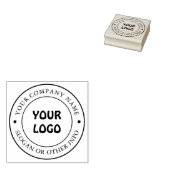 Logo van aangepast bedrijf rubberstempel (Gestempeld)