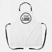 Logo van aangepast bedrijf schort (Voorkant)