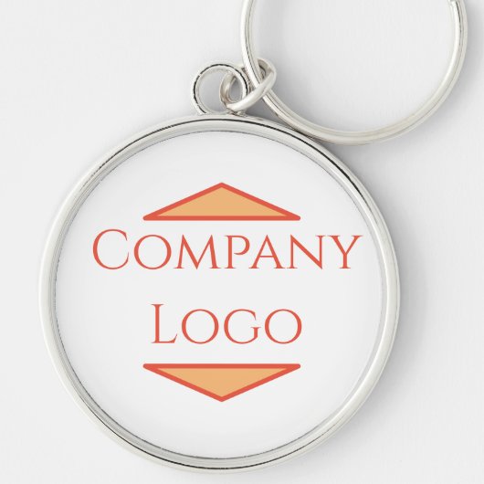 Logo van aangepast bedrijf sleutelhanger (Voorkant)