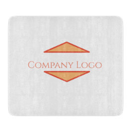 Logo van aangepast bedrijf snijplank