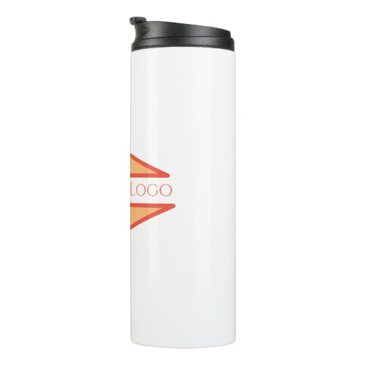 Logo van aangepast bedrijf thermosbeker (Geroteerd rechts)