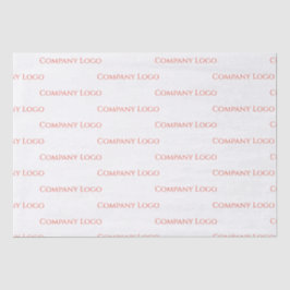 Logo van aangepast bedrijf tissuepapier