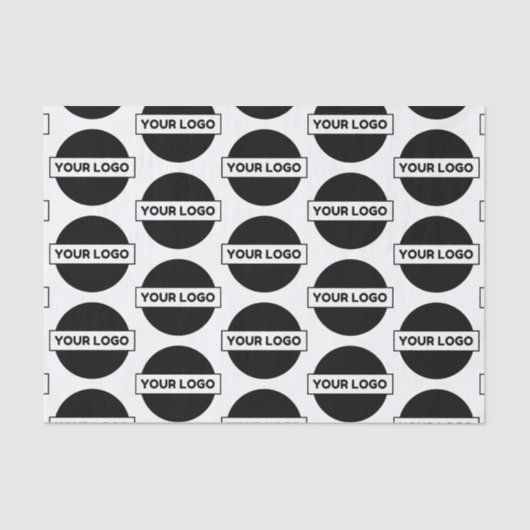 Logo van aangepast bedrijf tissuepapier (Voorkant)